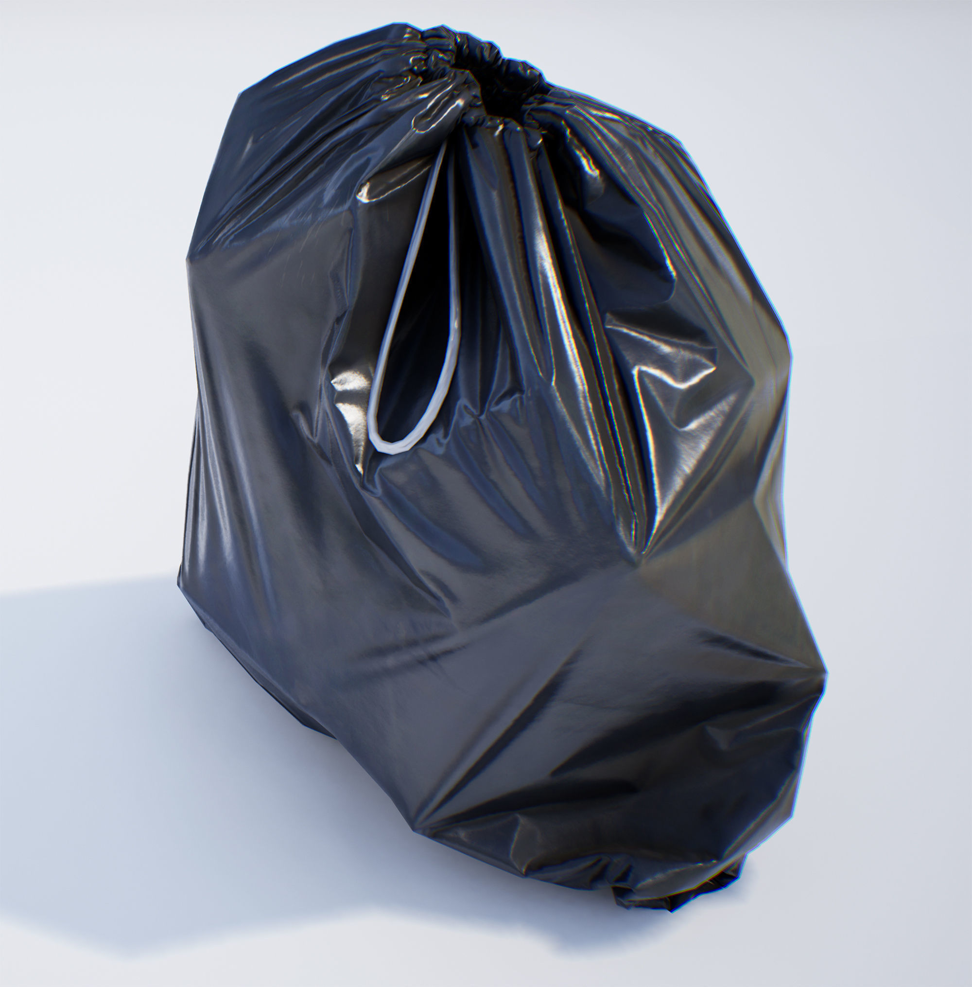 Garbage Bag - PBR Game-Ready Low-poly 3D model_5