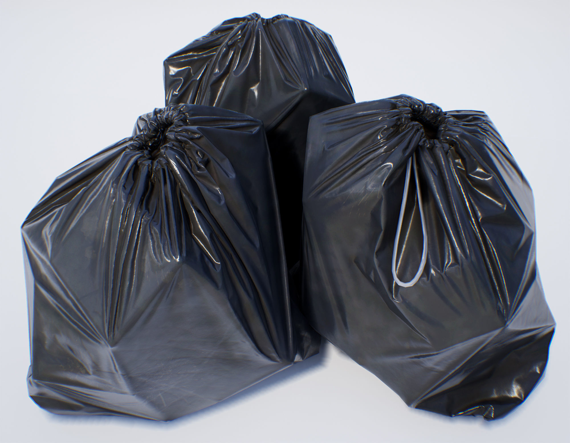 Garbage Bag - PBR Game-Ready Low-poly 3D model_1