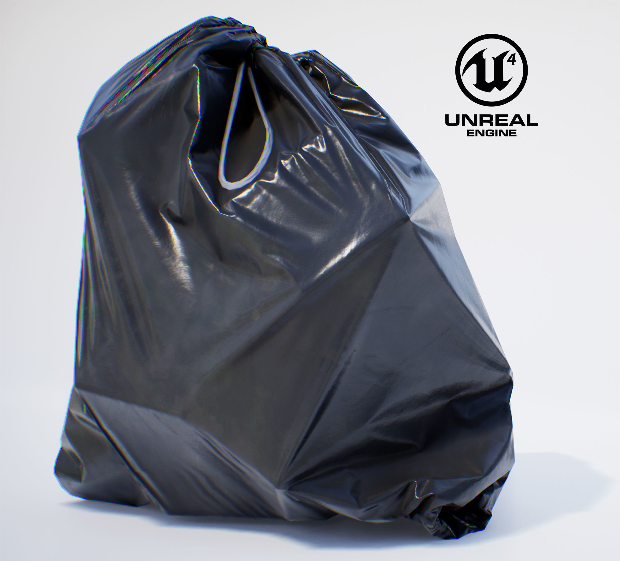 Garbage Bag - PBR Game-Ready Low-poly 3D model_7
