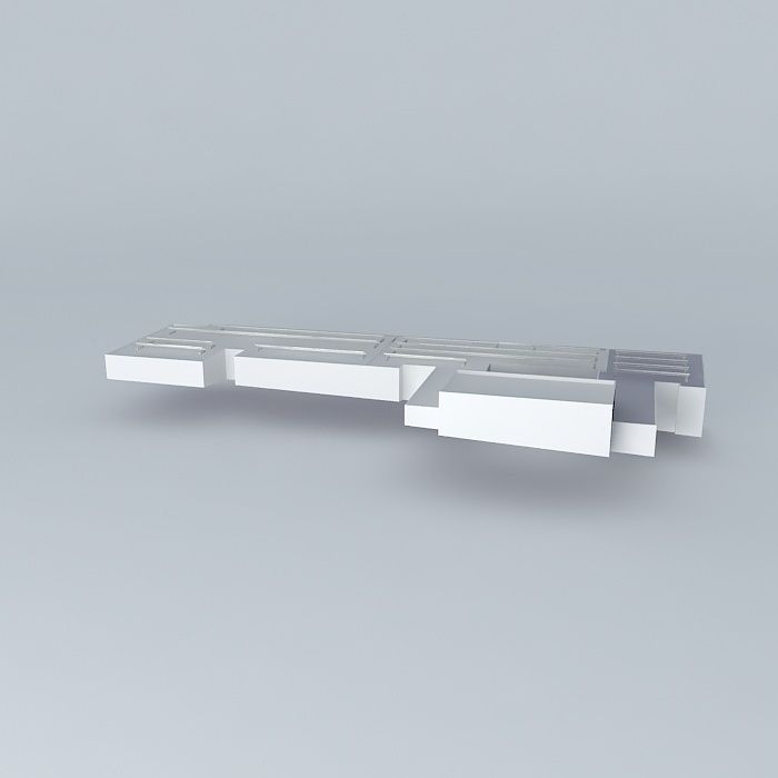 Jerusalem solar paneled building Free 3D model_1