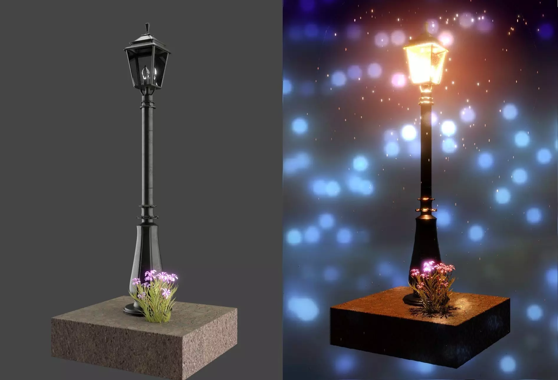 Lamppost-Street Light 3D model