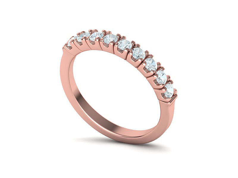 Eternity Ring 3d model 9 stones style printable 3dmodel 3D print model_4