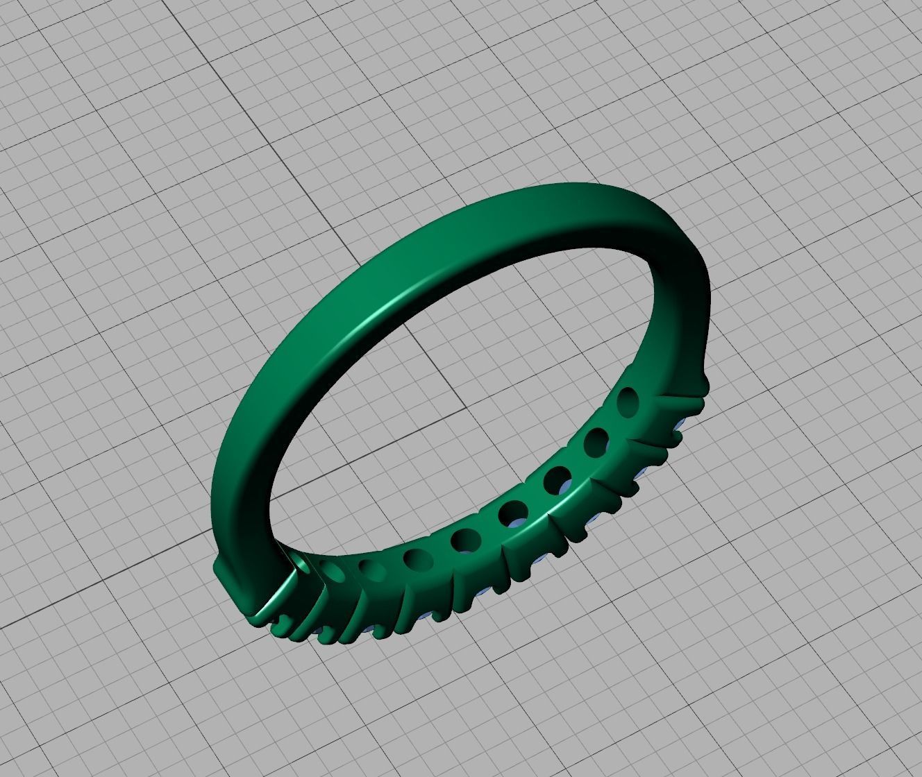 Eternity Ring 3d model 9 stones style printable 3dmodel 3D print model_13