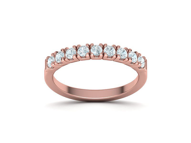 Eternity Ring 3d model 9 stones style printable 3dmodel 3D print model_7