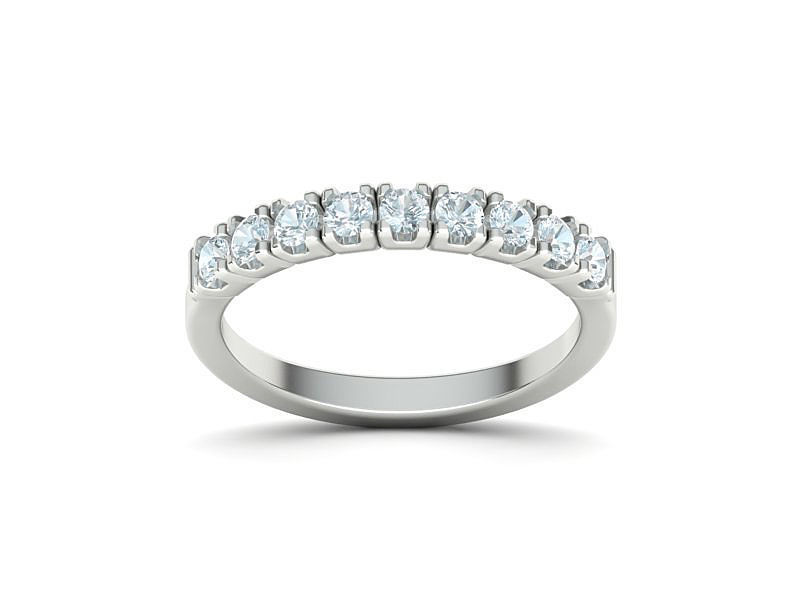 Eternity Ring 3d model 9 stones style printable 3dmodel 3D print model_8