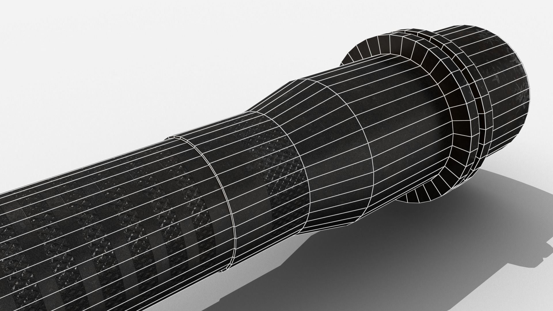 Survival Kit - Small Torch Low-poly 3D model_5