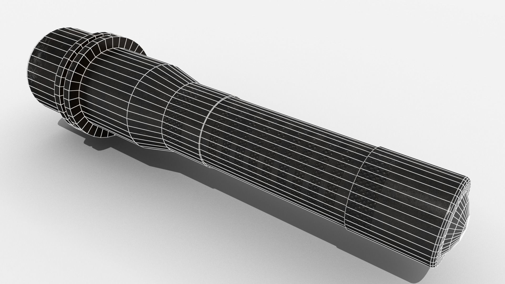 Survival Kit - Small Torch Low-poly 3D model_3