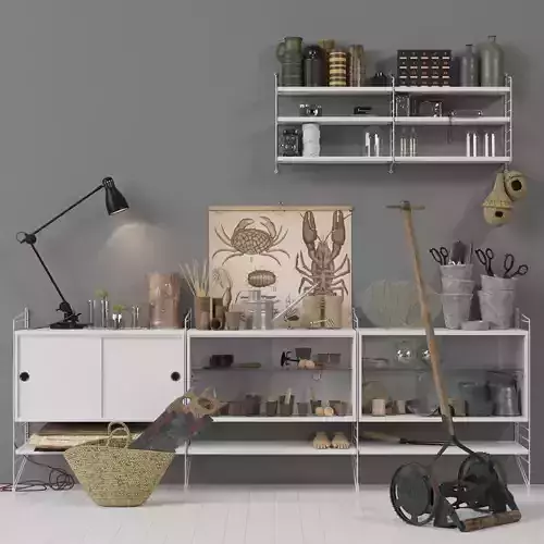 Scandinavian set 007  3D model