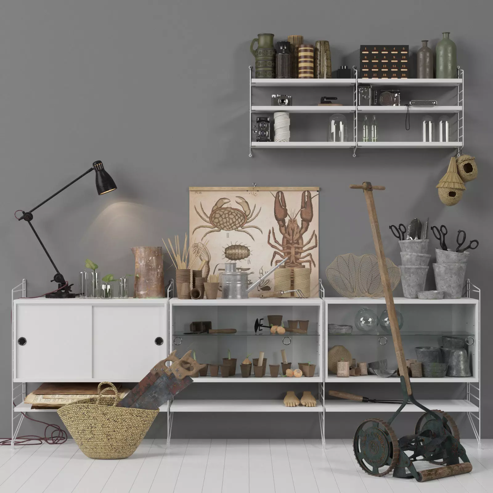 Scandinavian set 007  3D model_0