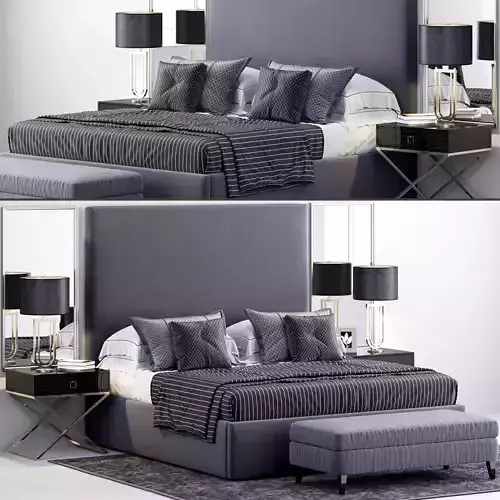 Restoration Hardware Sullivan Upholstered Platform Bed