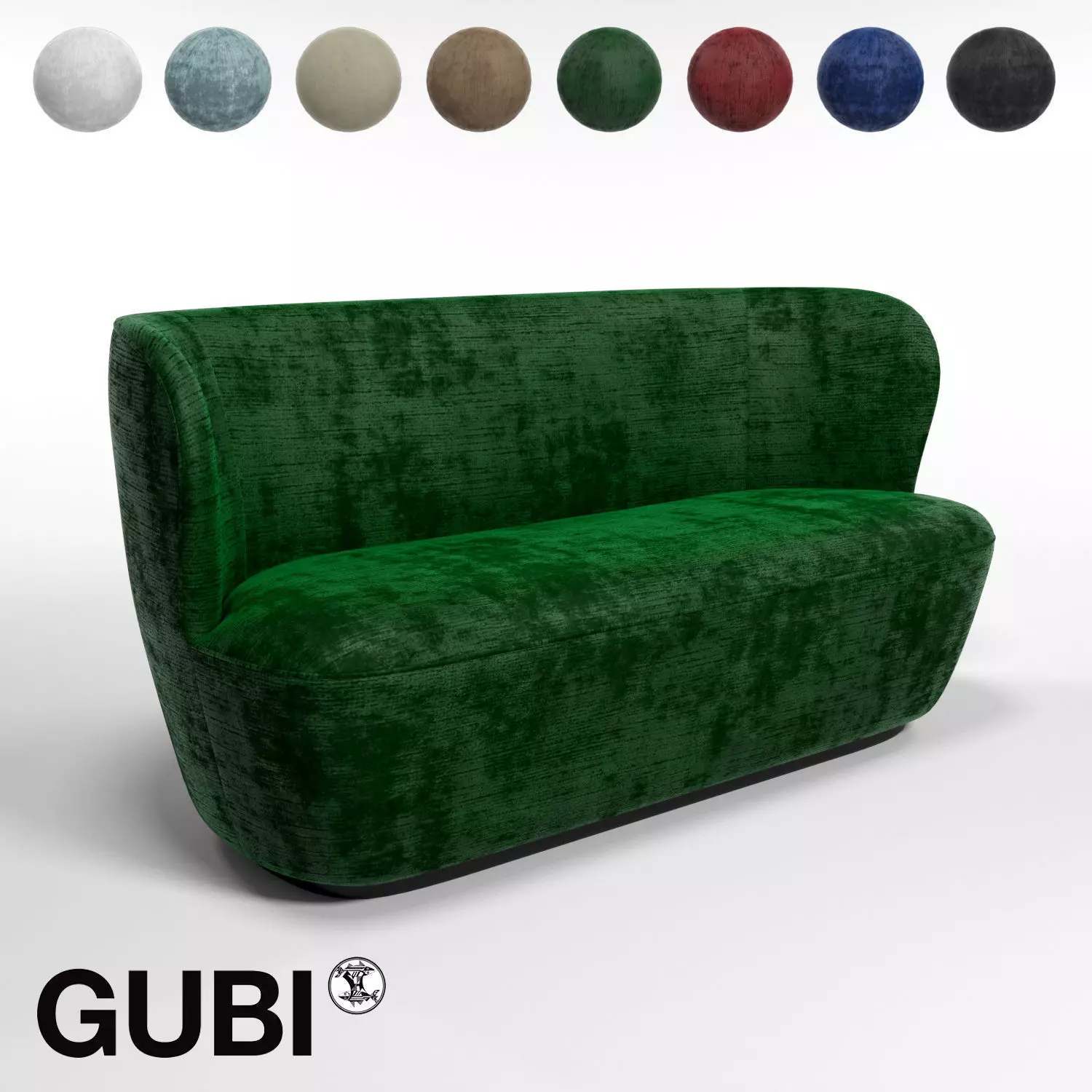 GUBI Stay Sofa W150  3D model_0
