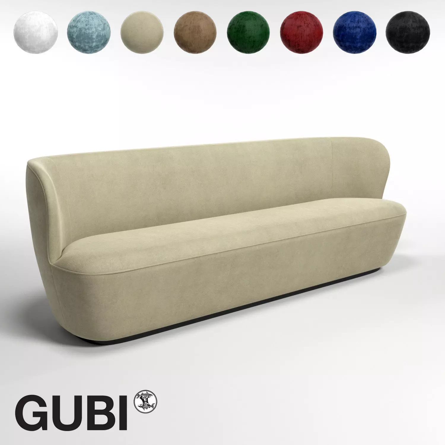 GUBI Stay Sofa W220 3D model