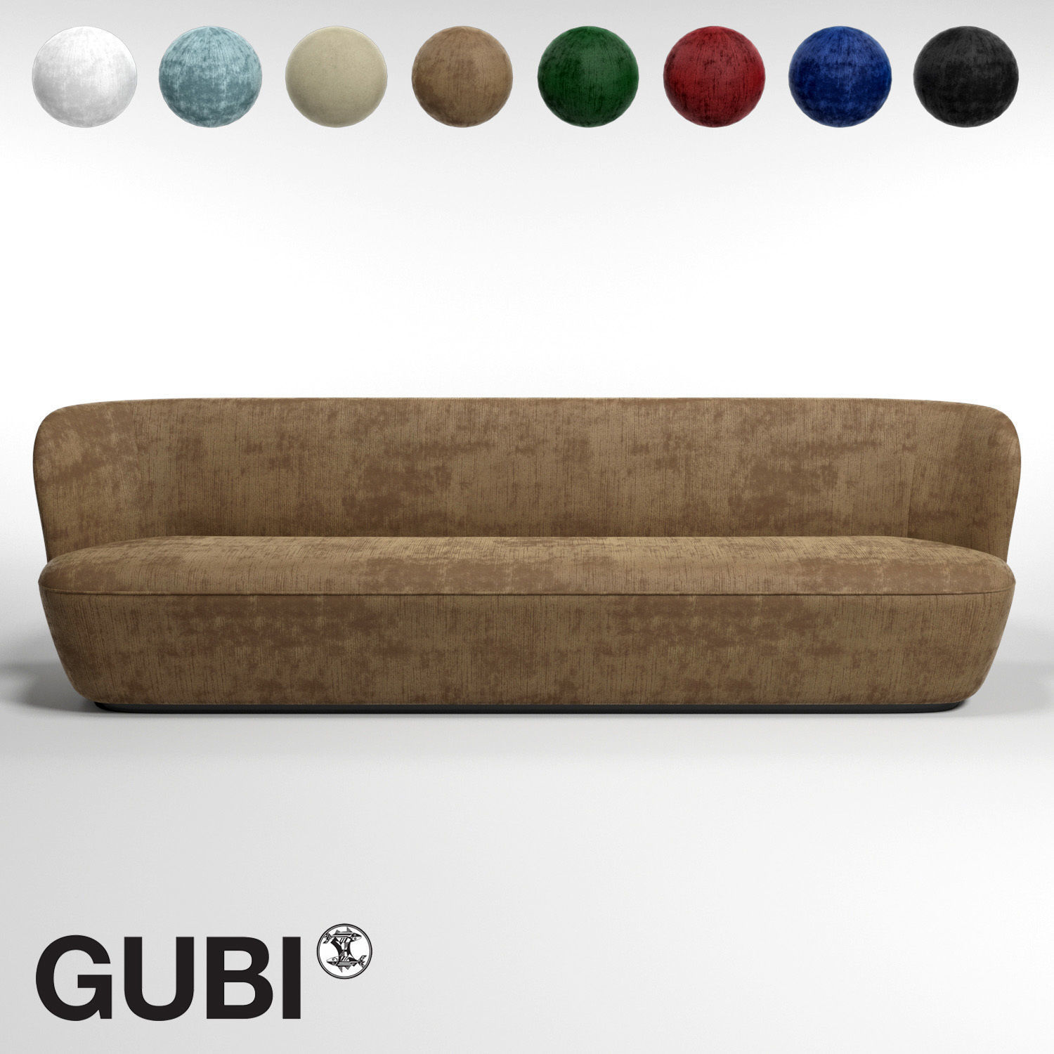 GUBI Stay Sofa W260  3D model_1