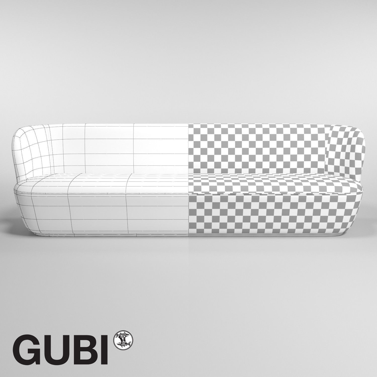 GUBI Stay Sofa W260  3D model_2