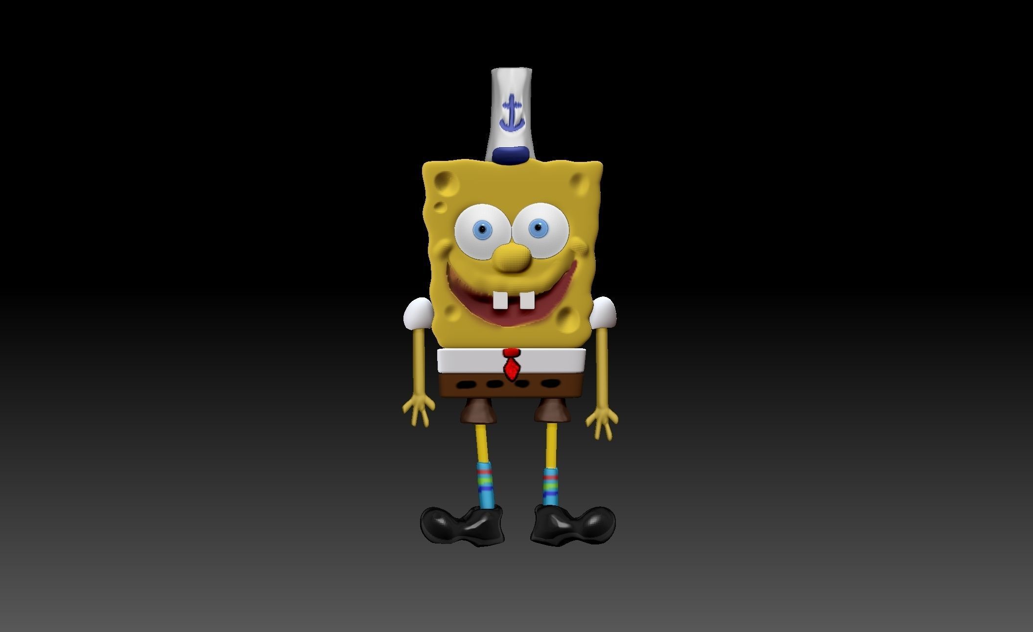 Spanch Bob Free 3D model_1