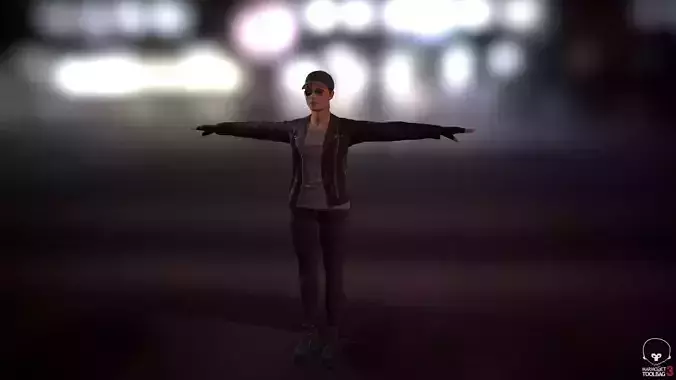 PBR Game-ready Female Character