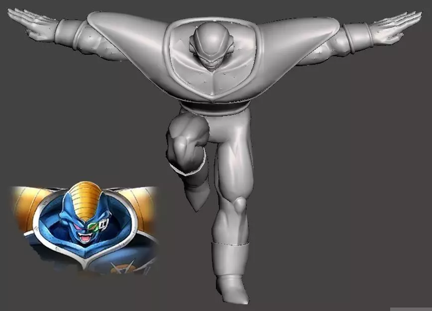 BURTER - DRAGON BALL Z - GINYU FORCES 2-5 3D print model_0