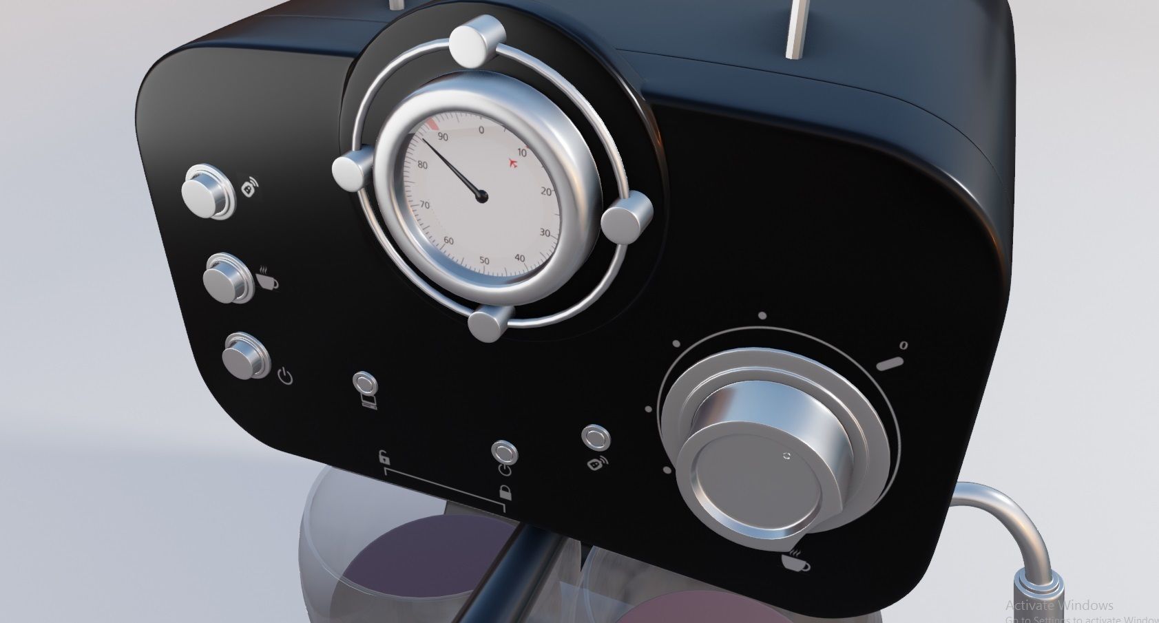 espresso coffee maker 3D model_6