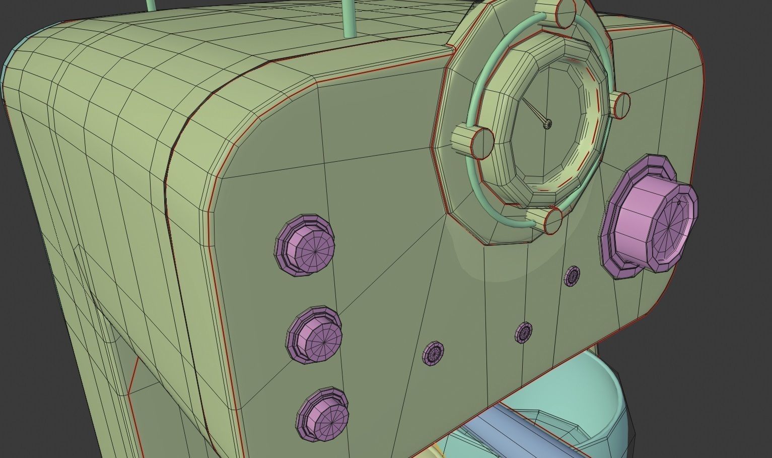 espresso coffee maker 3D model_11