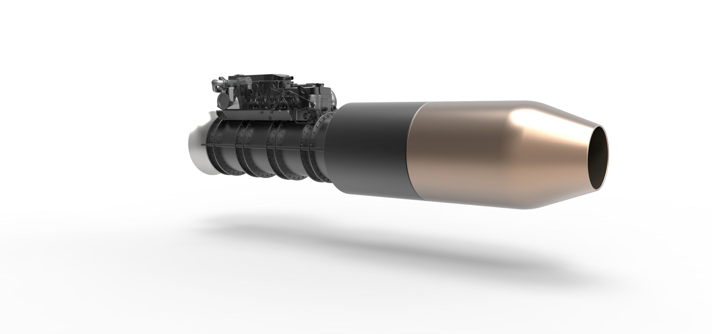 Jet engine 5 3D model_10