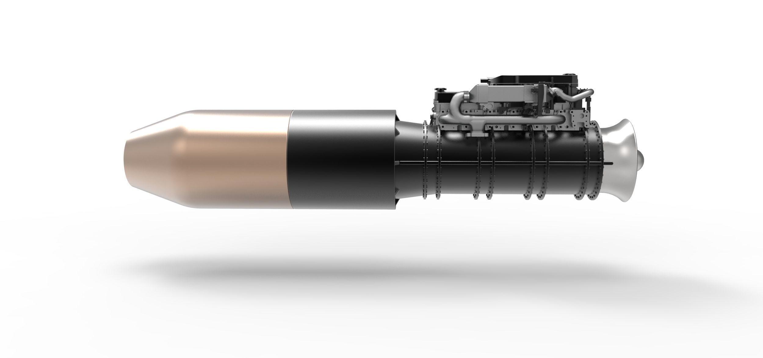 Jet engine 5 3D model_7