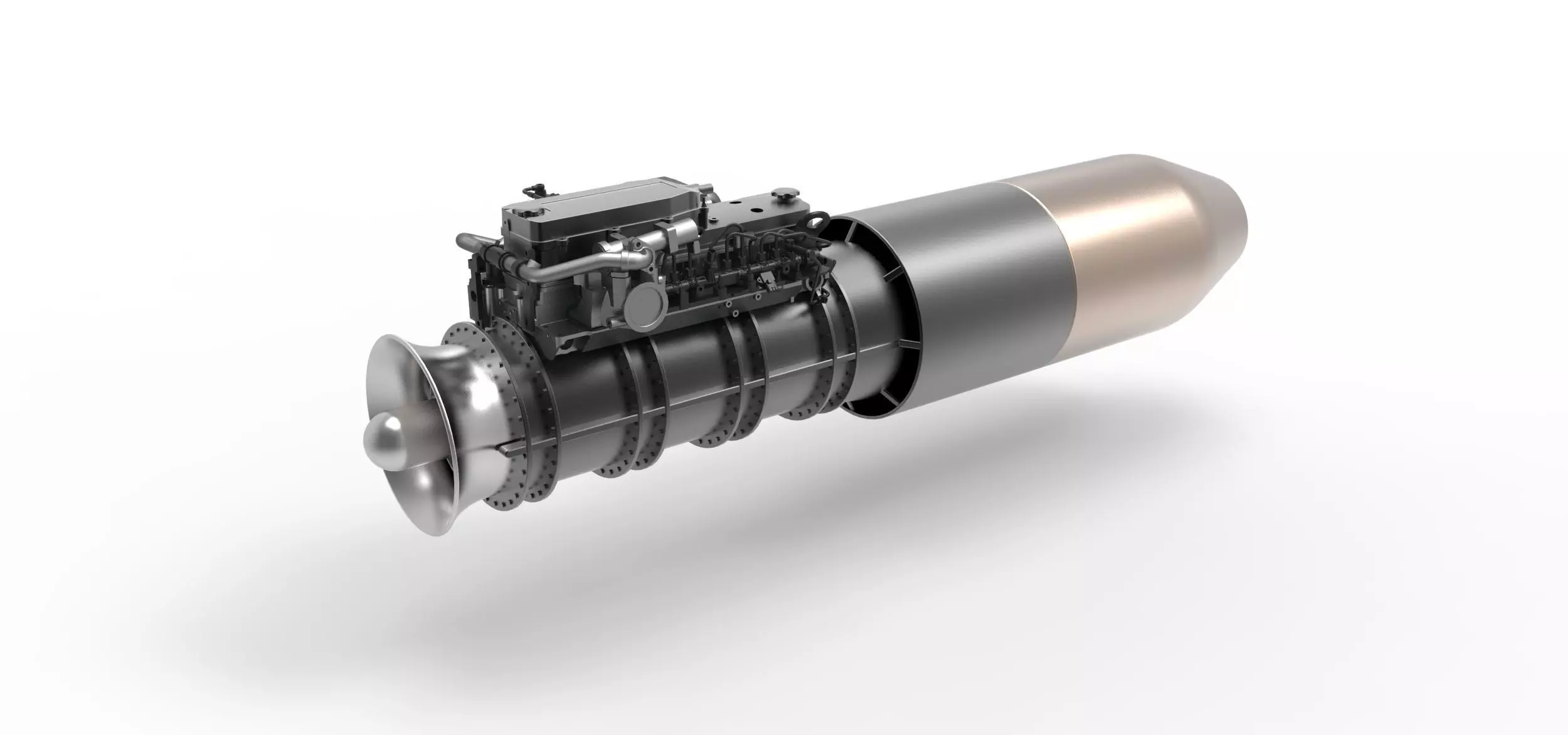 Jet engine 5 3D model_0