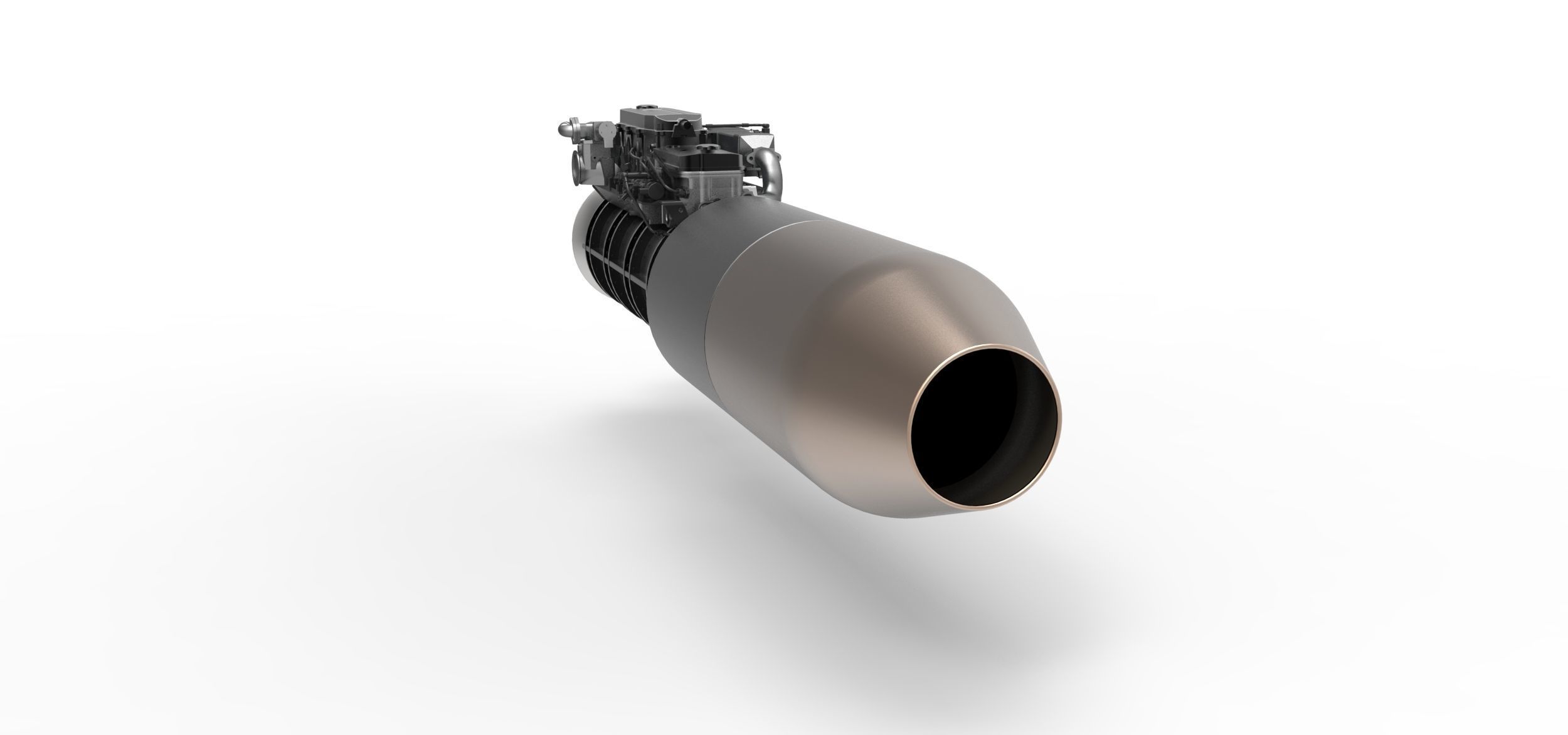 Jet engine 5 3D model_11