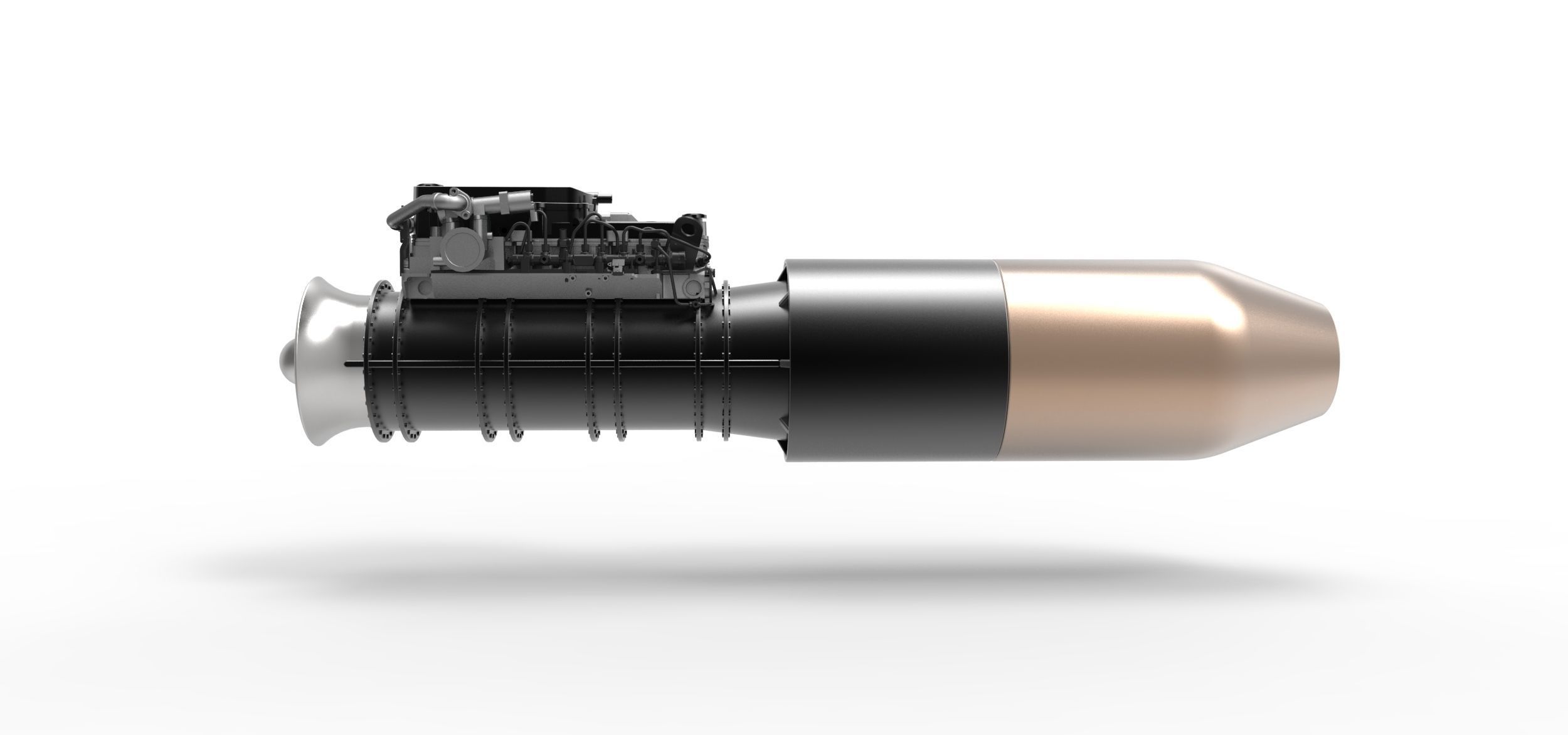 Jet engine 5 3D model_4