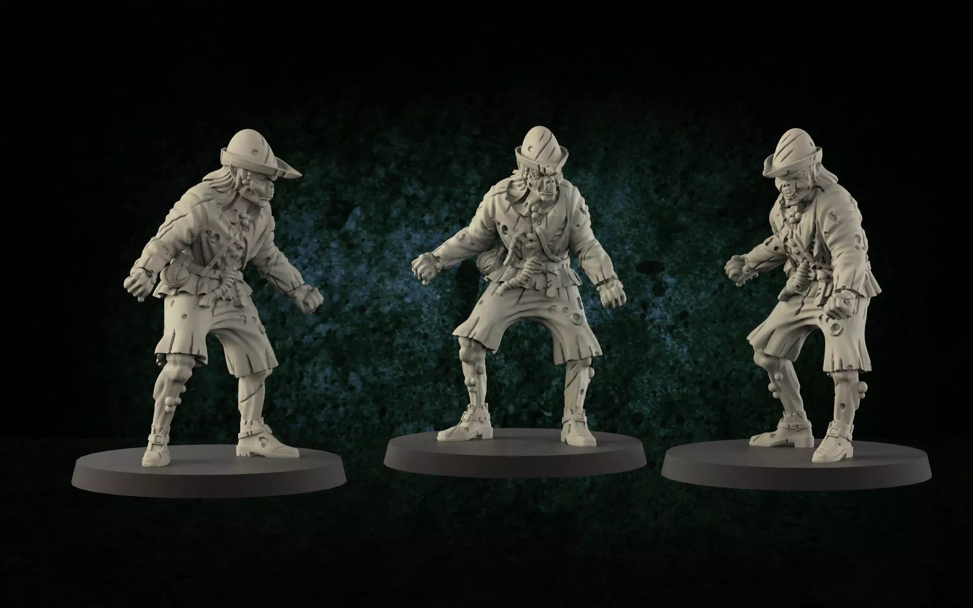 Medieval zombie 1 3D print model