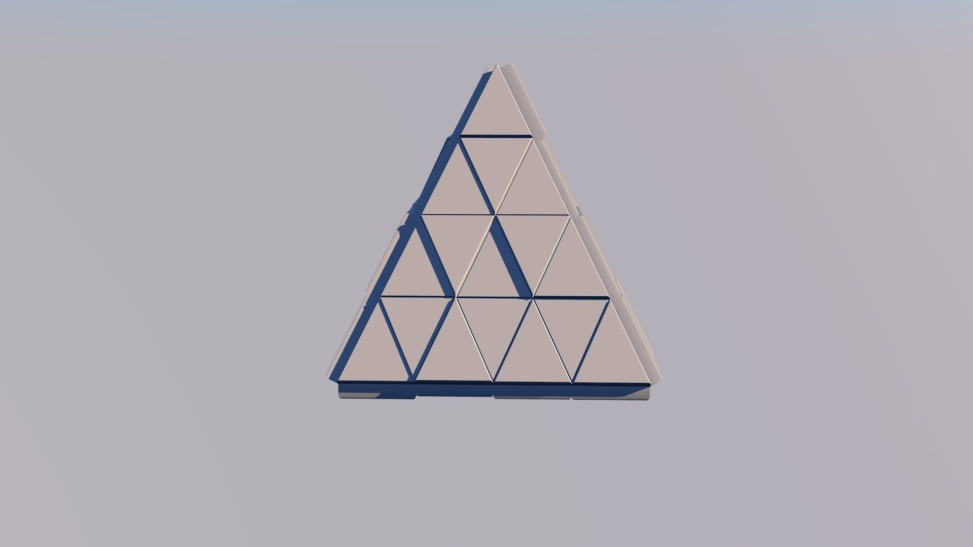 Sci Fi Pyramid Shape Triangle Low-poly 3D model 3D model_5