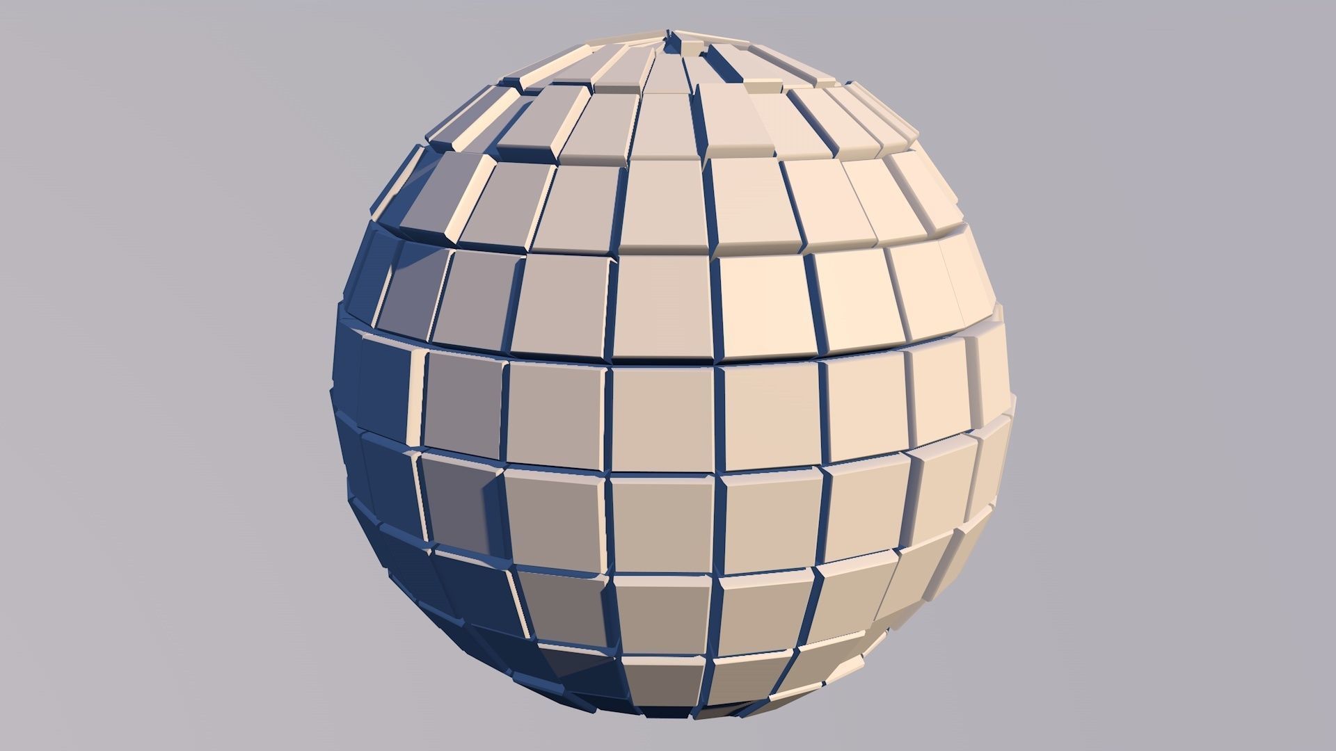 Sci Fi Sphere Shape Triangle Low-poly 3D model 2019 3D model_13