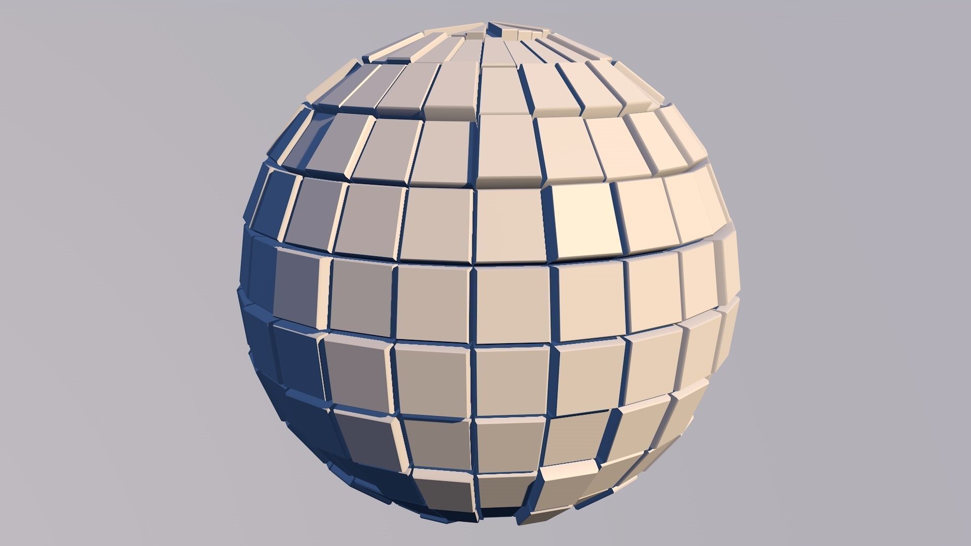 Sci Fi Sphere Shape Triangle Low-poly 3D model 2019 3D model_17