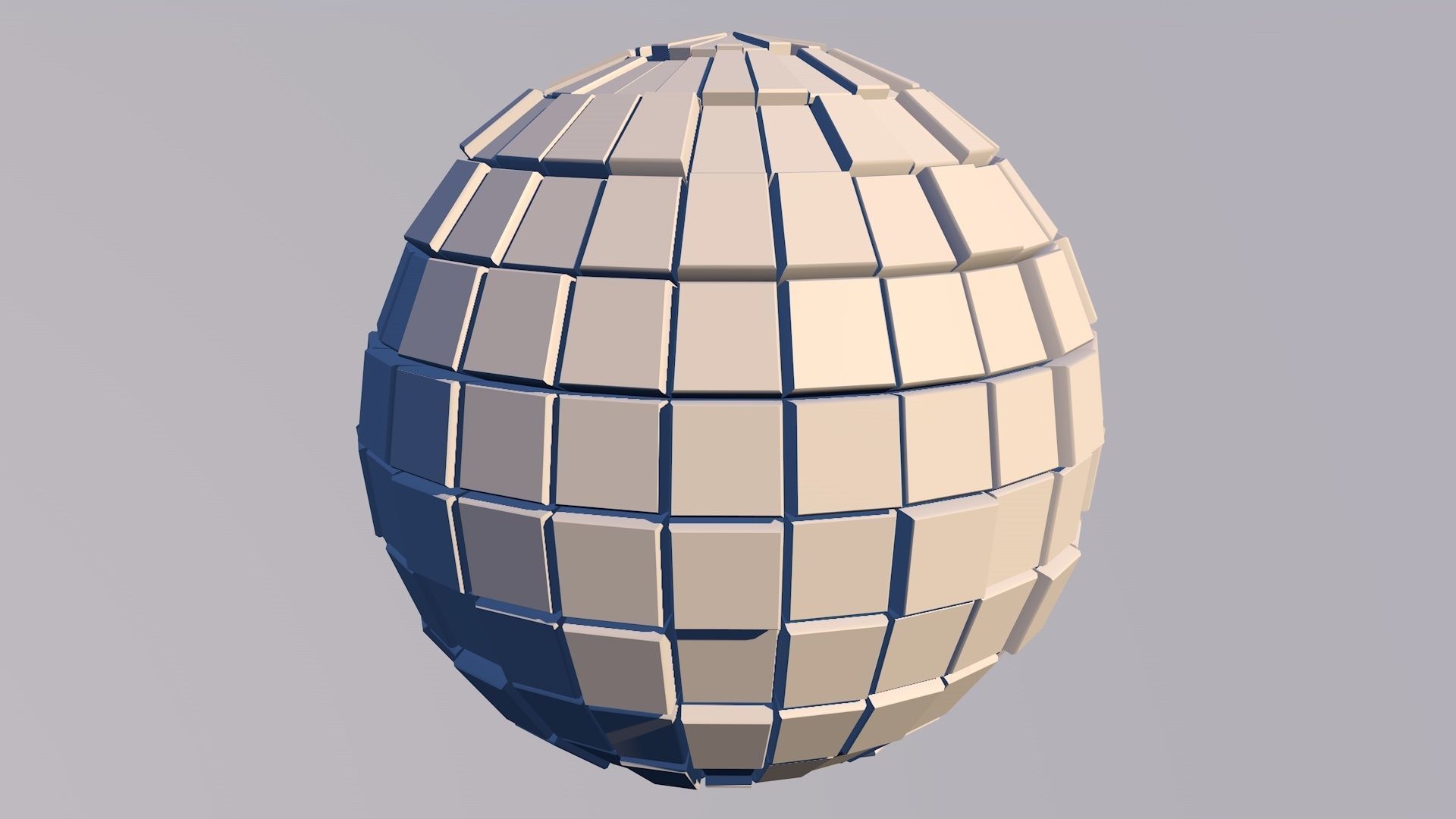 Sci Fi Sphere Shape Triangle Low-poly 3D model 2019 3D model_16
