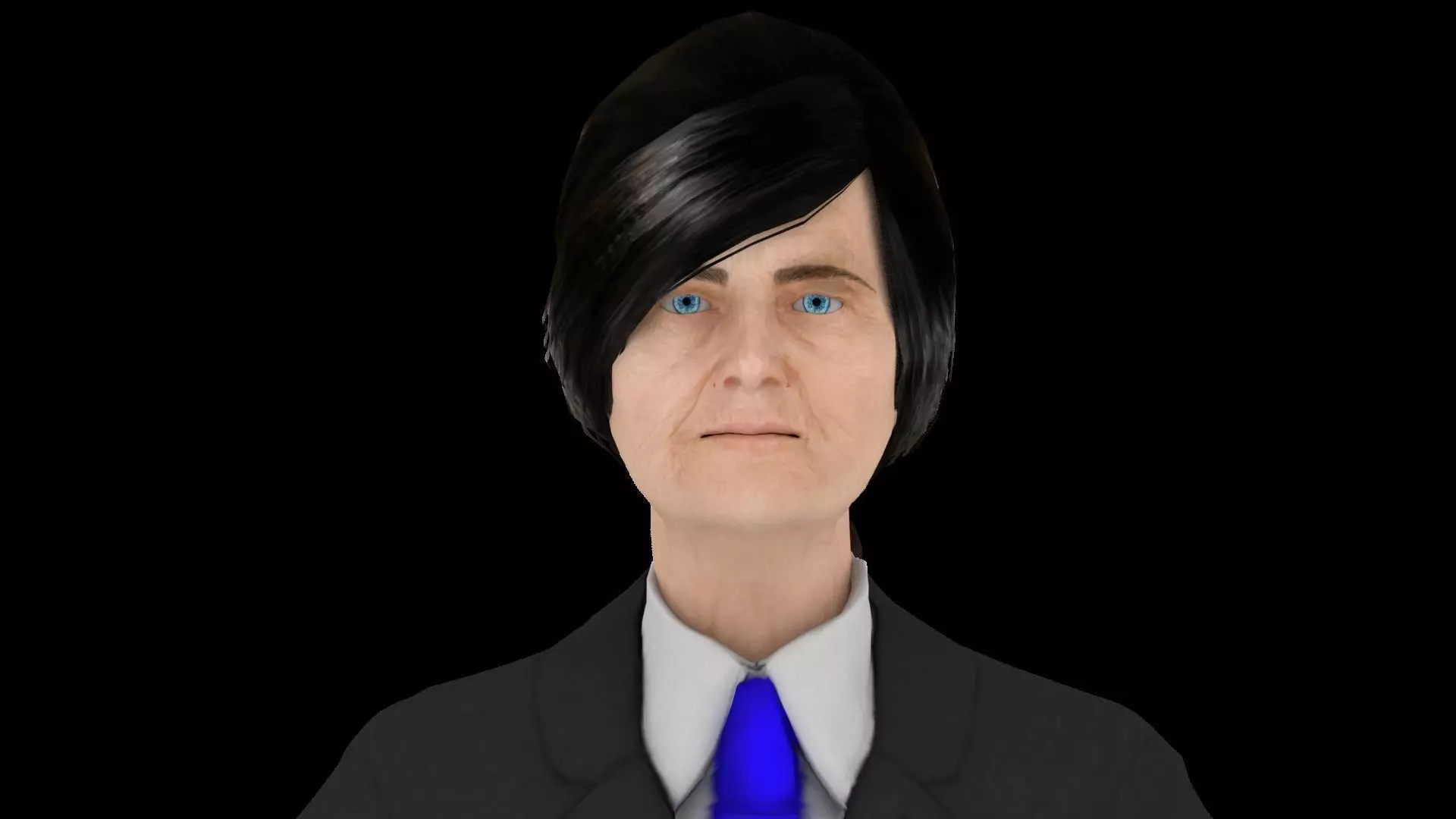 Model 7 man in suit 3D model_0