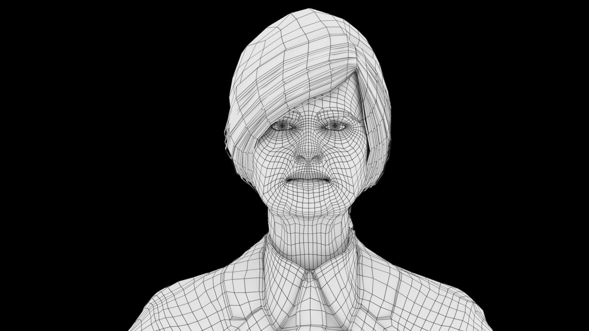 Model 7 man in suit 3D model_5