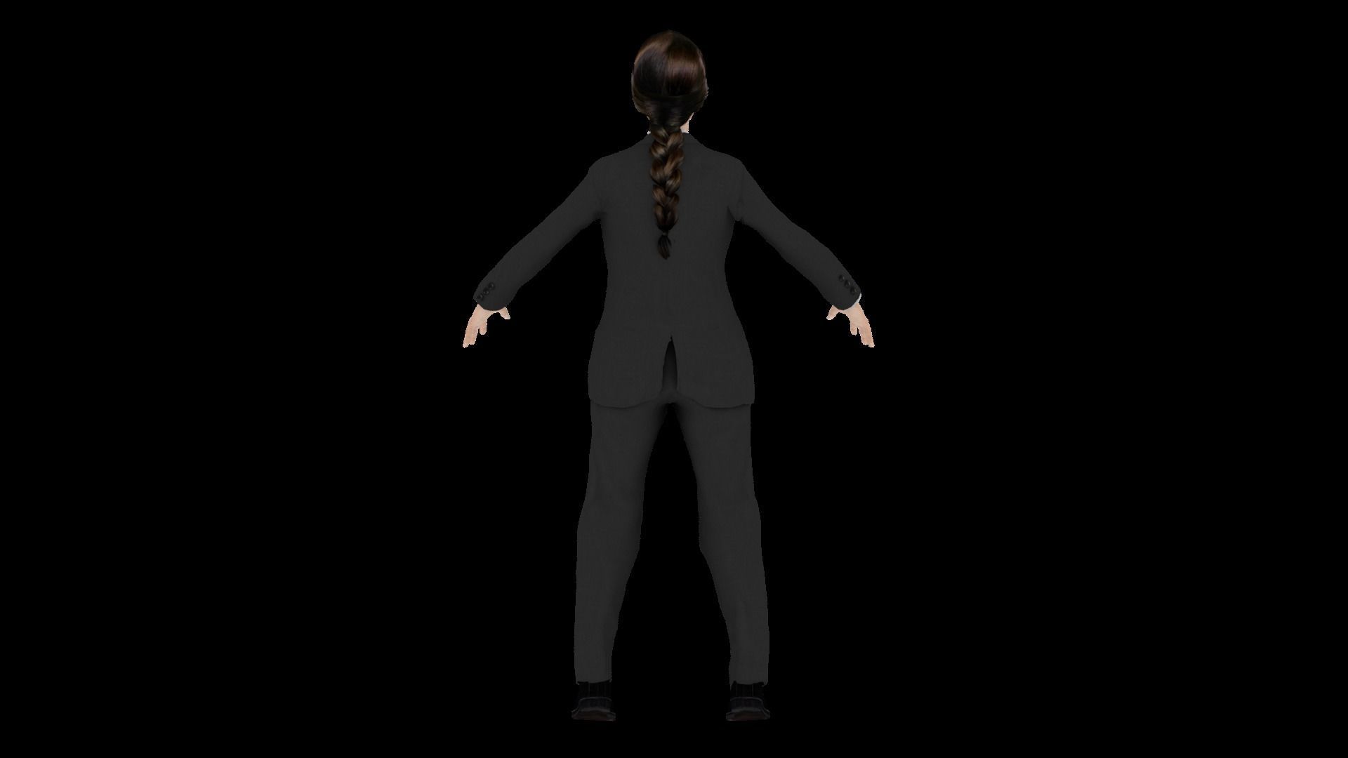 Model 7 man in suit 3D model_3