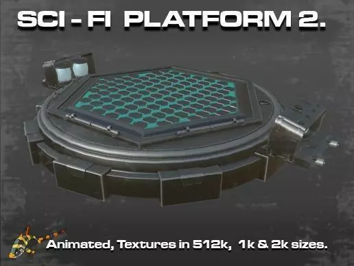 SCI-FI PLATFORM 2 3D model_0