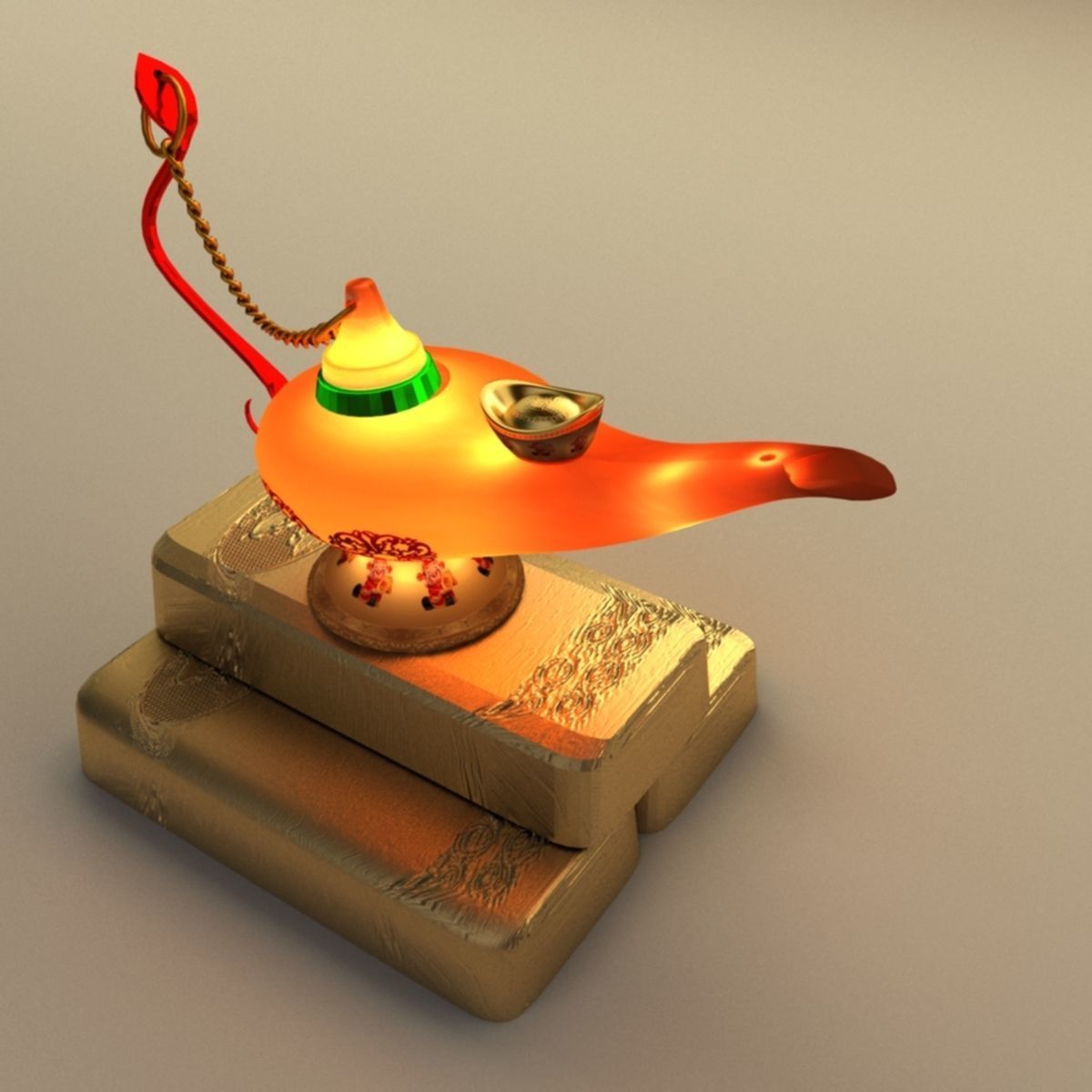 Magic Lamp 3D model_4