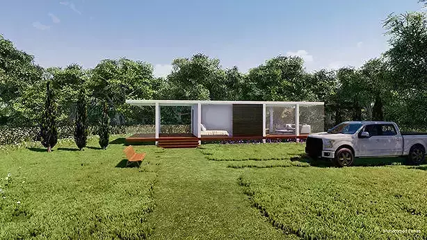 Cubic Glass House