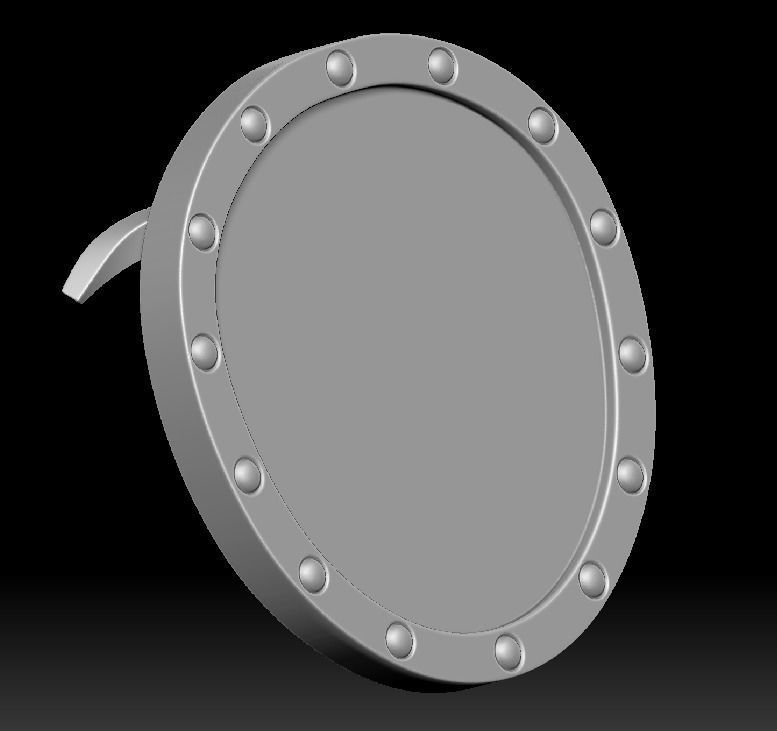 lion shield 3d print Free 3D print model_12