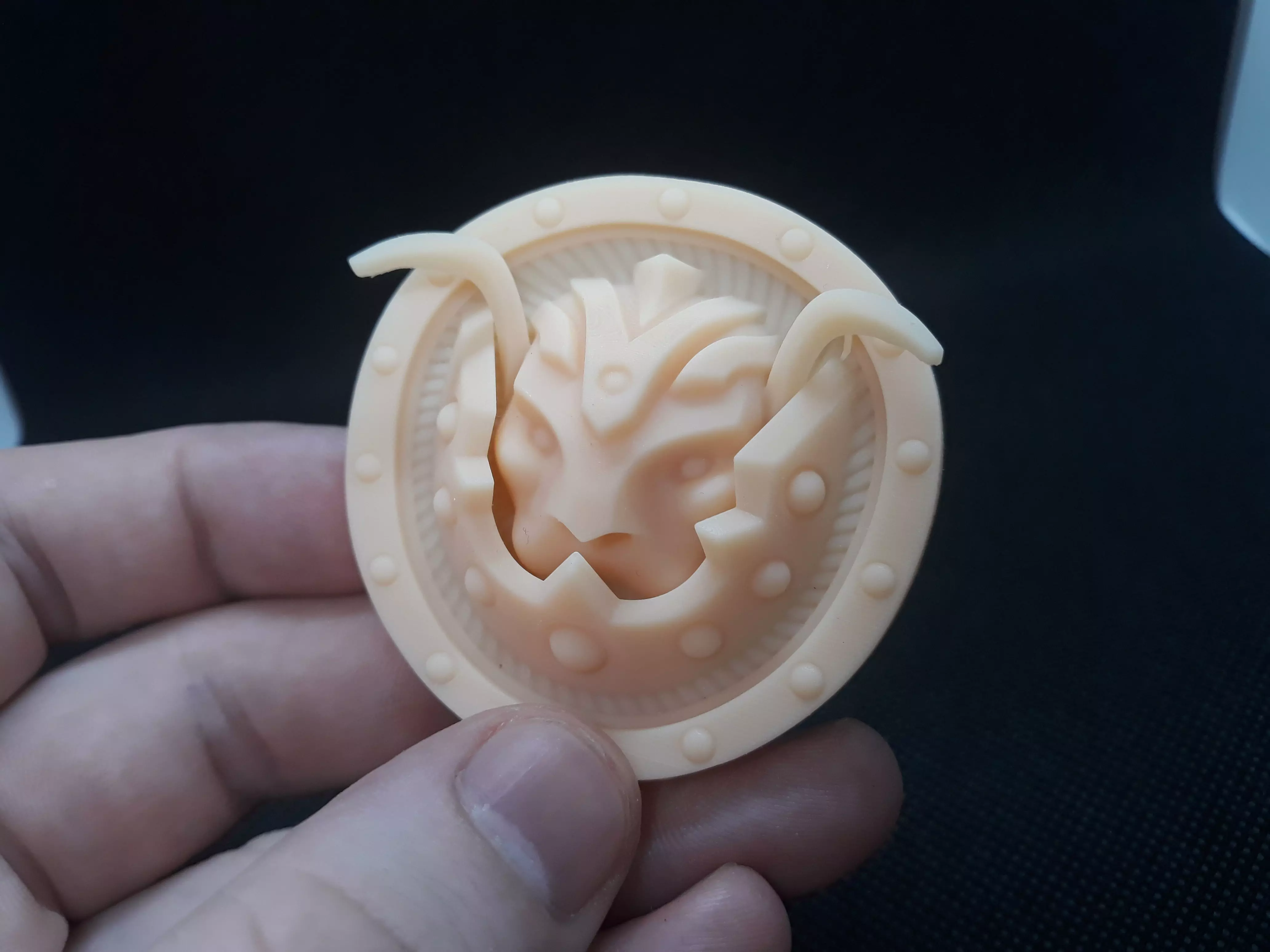 lion shield 3d print Free 3D print model_0