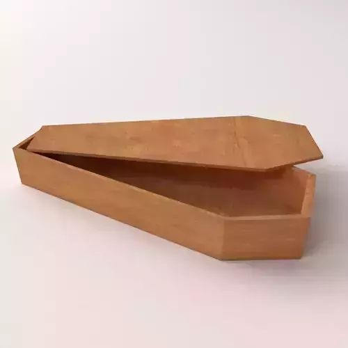 Coffin box 3D model