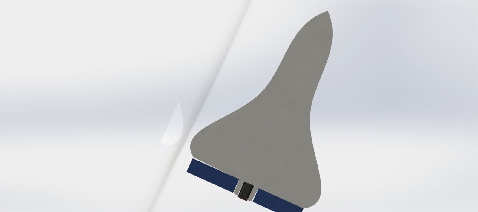 worlds fastest rc plane blue version Free 3D model_1