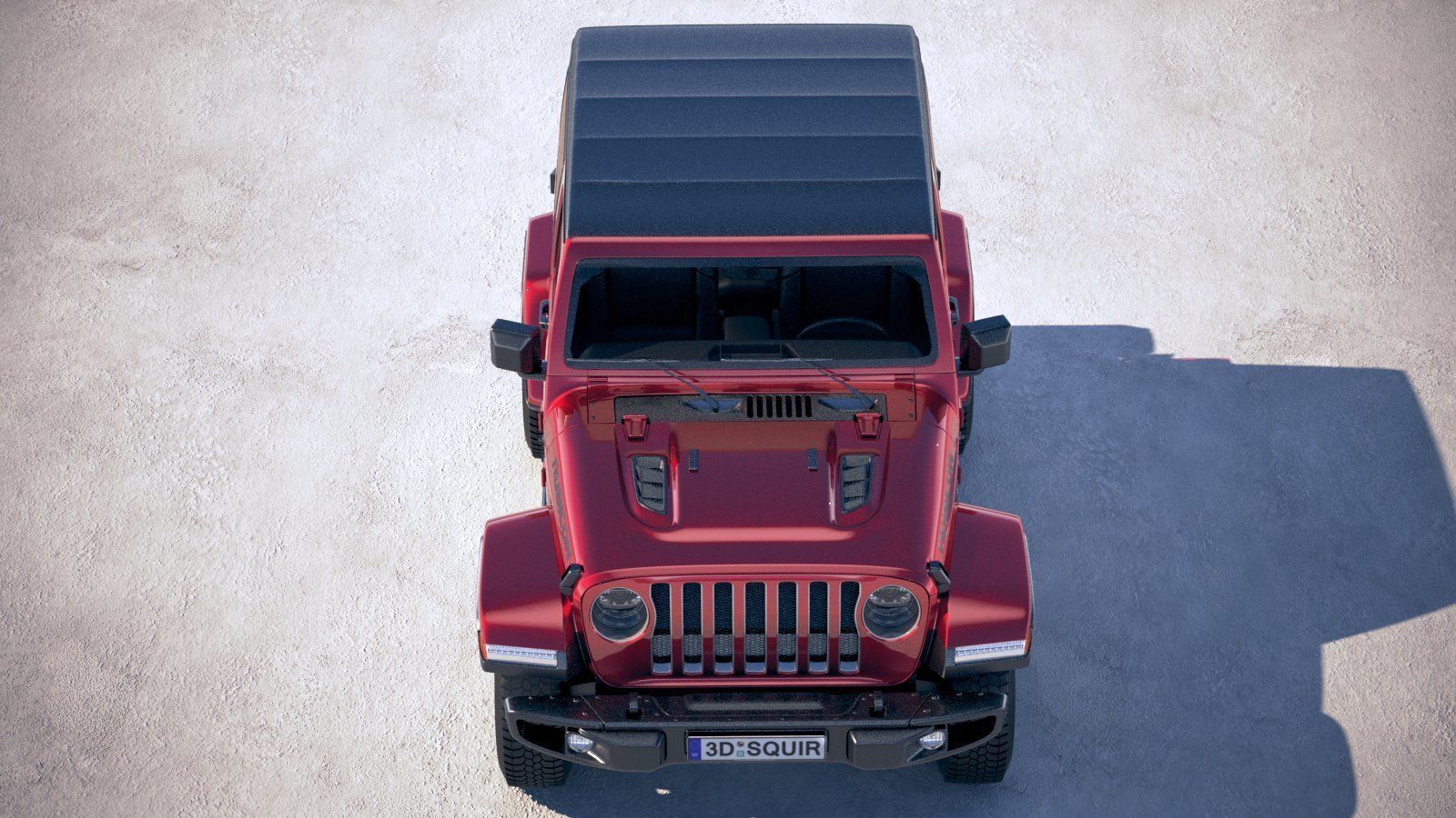 Jeep Wrangler Rubicon SoftTop 2019 3D model_11