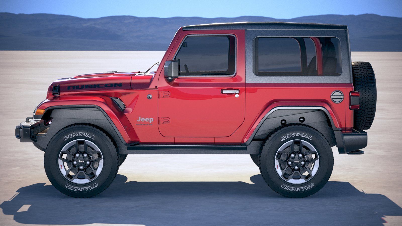 Jeep Wrangler Rubicon SoftTop 2019 3D model_9