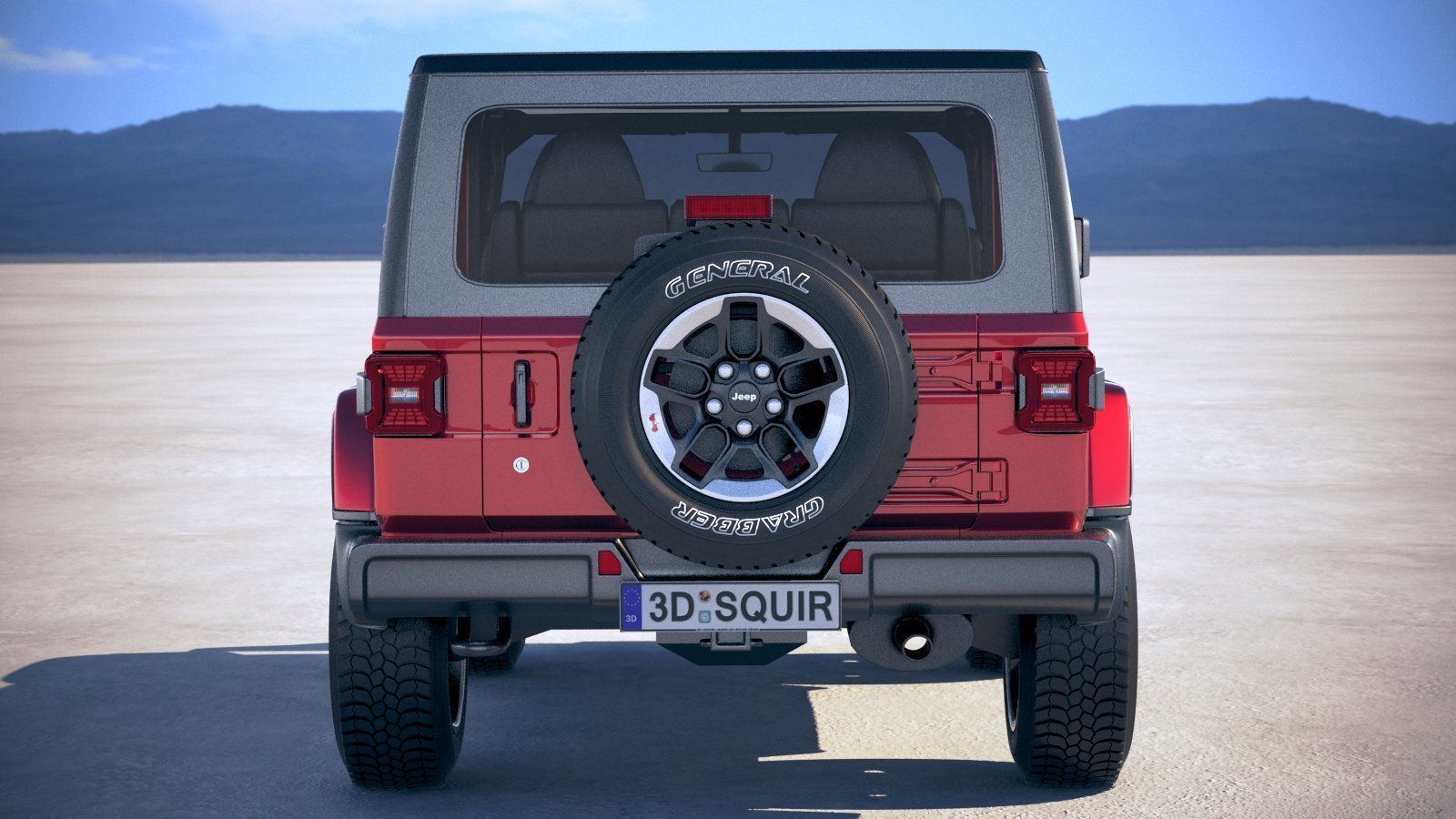 Jeep Wrangler Rubicon SoftTop 2019 3D model_13