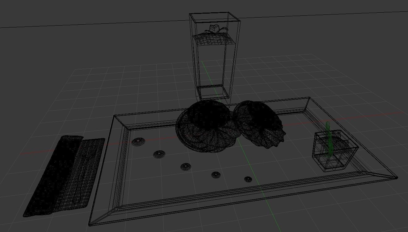 Zeppoles dessert 3D model_6
