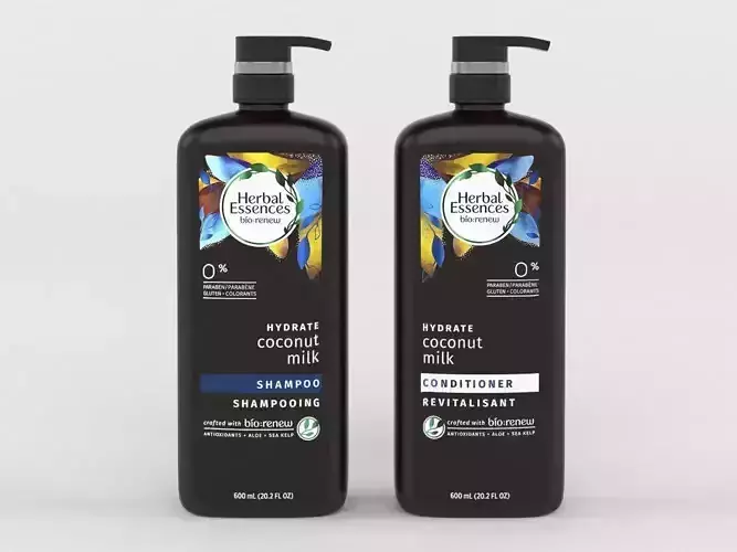 Herbal Essences Shampoo and Conditioner 3D model