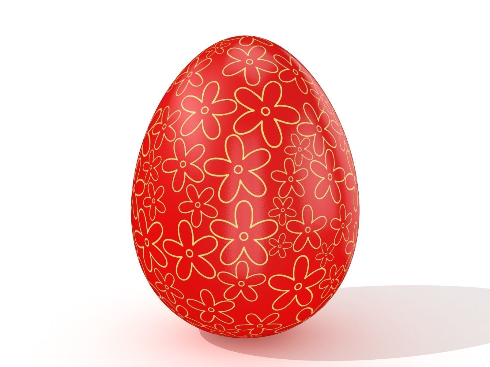 Easter eggs 10 Styles Low-poly 3D model_14