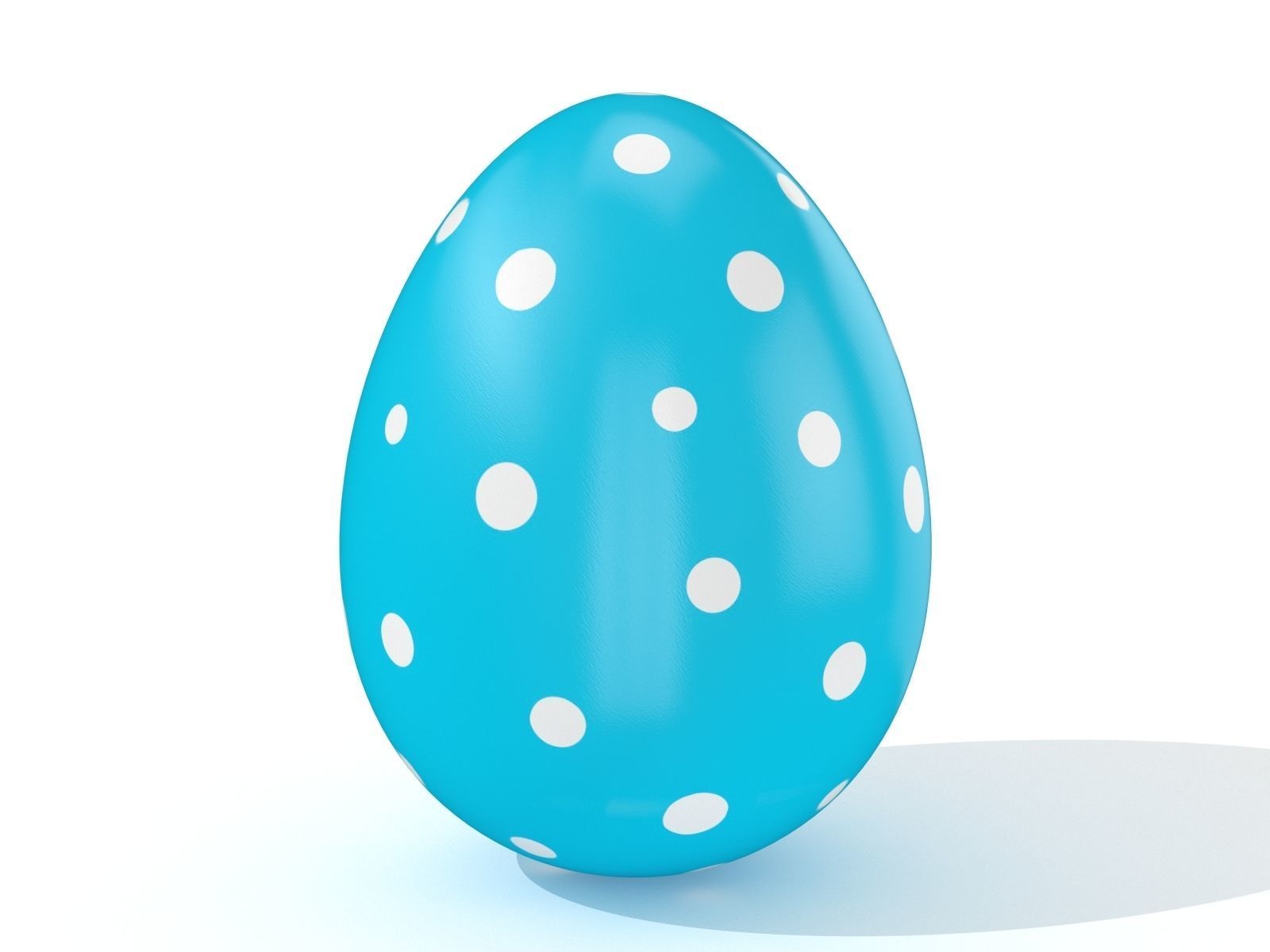 Easter eggs 10 Styles Low-poly 3D model_9